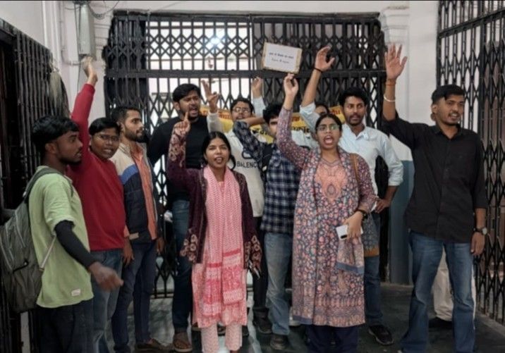 Patna University Student Protest