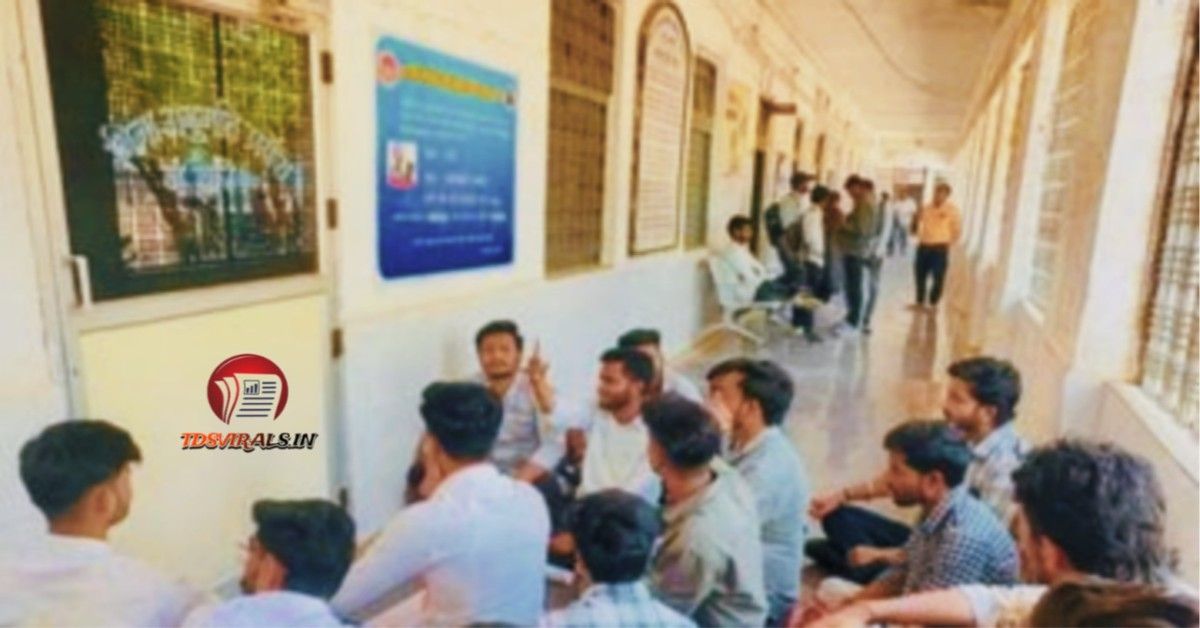 ABVP demonstration Ganjbasoda