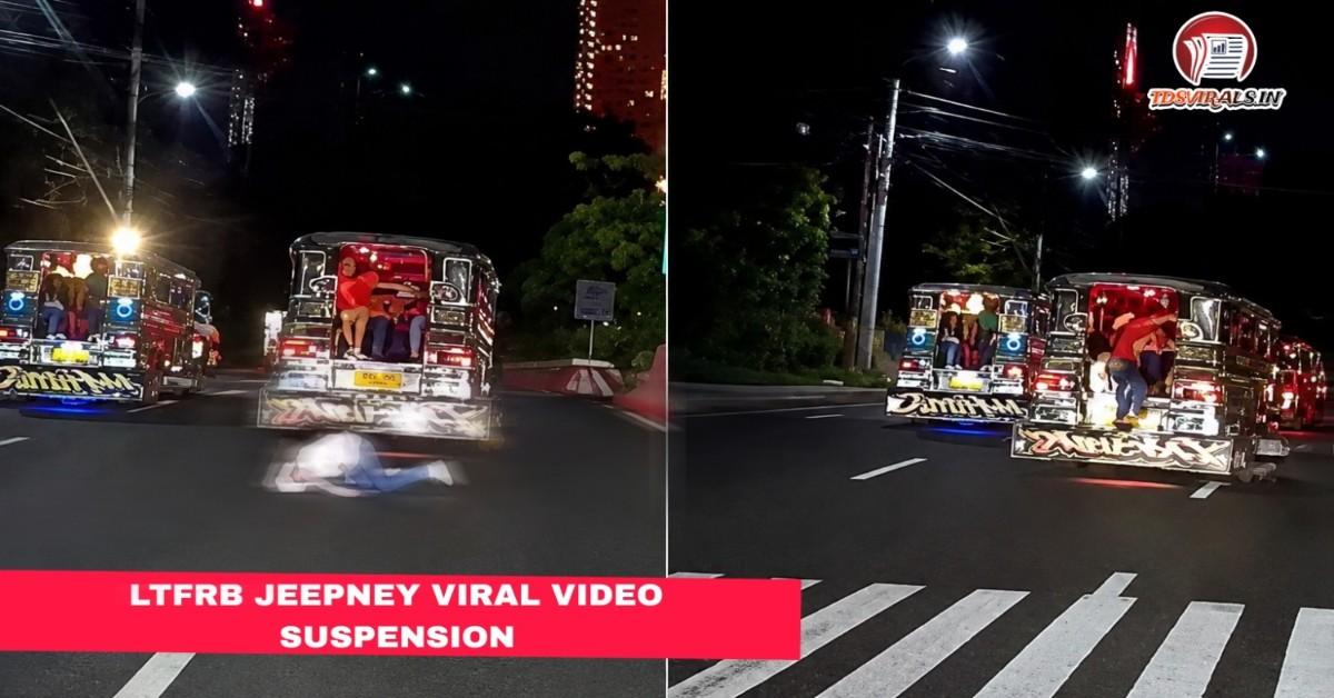 Ltfrb jeepney viral video suspension