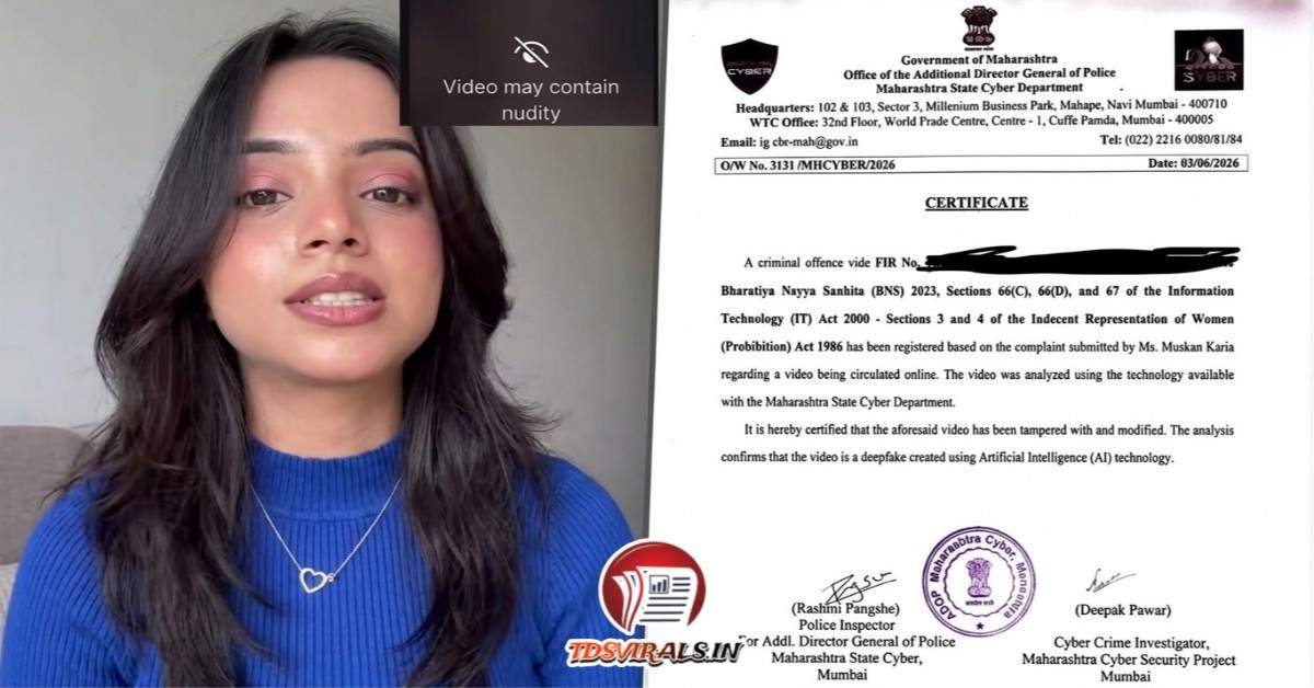 Muskan Karia deepfake video