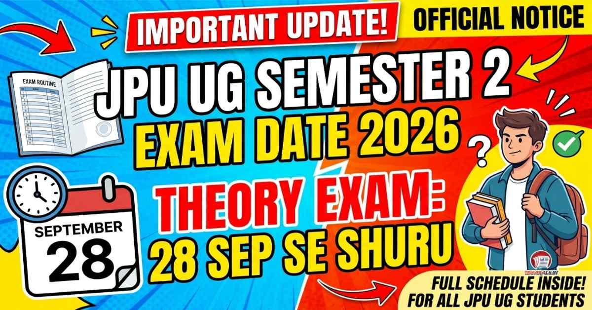 JP University UG CBCS Semester 2 Exam