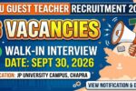JPU Guest Teacher Recruitment 2026