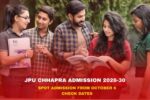JPU Spot Admission